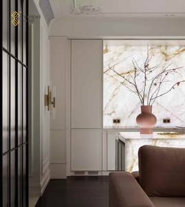 Losas de Cuarcita Rosa Natural Translúcida YUSHI, Cristallo, para Cocina y Uso en Exteriores, Impermeables - Product Image 3