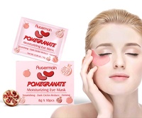 Masque pour les yeux en feuille de grenade à marque privée, réduit les cernes, hydrate et raffermit le collagène, patch anti-rides
