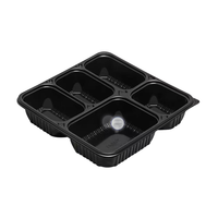 Boîte à lunch en plastique portable Offre Spéciale Bento durable à 3 compartiments pour écoliers et tout-petits sans danger pour les étudiants