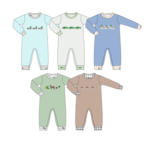 Ropa Infantil Personalizada de Primavera/Otoño con Estampado de Patos Mallard, 95% Algodón, 5% Elastano, Venta al Por Mayor para Recién Nacidos - Product Image 2