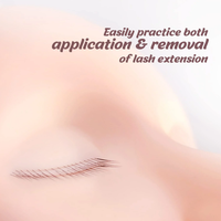 Tête de Mannequin Américaine Réaliste en Silicone de Haute Qualité UNIQUE LASHES pour l'Entraînement et la Pratique du Shampooing et des Extensions de Cils