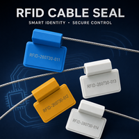 Scellé RFID intelligent ST-CS-RF1 avec lecture des données d'identification uniques et codage personnalisé pour le contrôle de la chaîne d'approvisionnement