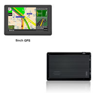 GPS para Camiones y Automóviles, Navegador GPS de 5 Pulgadas con Pantalla Táctil, 8 GB, 256 MB, con Mapas Gratuitos de por Vida para Reino Unido y la UE