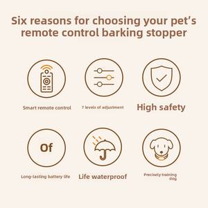 हॉट सेलिंग रिचार्जेबल इलेक्ट्रिक रिमोट डॉग कॉलर कस्टम एंटी-बार्क प्रशिक्षण उपकरण कंपन सदमे में वाटरप्रूफ प्लास्टिक - Product Image 4