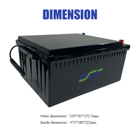 Paket Baterai LiFePO4 24V300AH Kualitas Terbaik, Ringan, Pengganti untuk Kendaraan Listrik Roda 2 dan 3