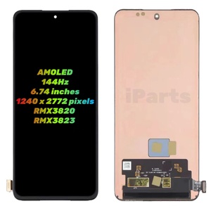 Écran AMOLED de remplacement iParts pour <span class=keywords><strong>Realme</strong></span> GT5 5G RMX3820 240W RMX3823 assemblage d'écran tactile noir pièces de réparation OEM - Product Image 2
