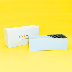 Caja de Embalaje Rectangular Rígida Personalizada para Gafas de Sol, Hecha a Mano, con Estampado Dorado en Caliente, Tipo Cajón, para Gafas de Sol - Product Image 5
