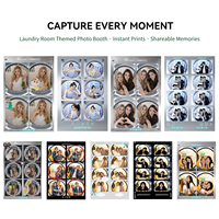 Machine Photobooth Commerciale Interactive avec Imprimante pour Restaurants, Bars, Campus, Événements et Attractions Touristiques
