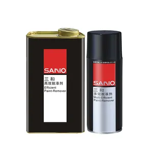 Sanvo น้ำยากำจัดสีประสิทธิภาพสูง270g 400ml สำหรับเฟอร์นิเจอร์โลหะออโต้ไม้เคมีกำจัดสีสเปรย์