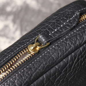 Men Genuine Leather Chest Bag First Layer Cowhide Outdoor Casual Crossbody Bag Multifunction Shoulder <b>Small</b> <b>Backpack</b> - Product Image 4