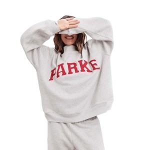 <span class=keywords><strong>Felpa</strong></span> Girocollo Personalizzabile da <span class=keywords><strong>Donna</strong></span>, Oltre 30 Colori, <span class=keywords><strong>Oversize</strong></span>, Stile Vintage, con Stampa Lettere College e Ricamo, Pullover Ampio Primaverile - Product Image 5