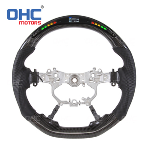 พวงมาลัยคาร์บอนไฟเบอร์ OHC MOTORS LED RPM สำหรับรถยนต์โตโยต้า LC200 แลนด์ครุยเซอร์ 200 ปราโด 150 ปี <span class=keywords><strong>2016</strong></span> ถึง 2021 - Product Image 2