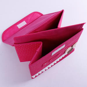 Pieghevole di stoccaggio bin cestino di immagazzinaggio scatola di tessuto pieghevole organizer bin box - Product Image 4