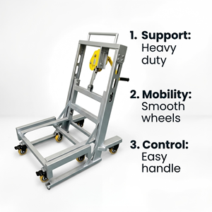 Dedicated Transport <strong>Trolley</strong> for Upright <strong>Pianos</strong> Easy-to-use <strong>Trolley</strong> for Effortless <strong>Piano</strong> Transport Mobile Cart for Upright <strong>Piano</strong> - Product Image 2