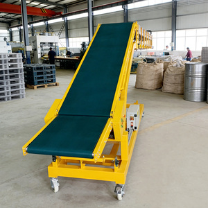 Mobiele uitklapbare rolbaanwagen laadbaan met verstelbare hoogte en zwaartekrachttransport systeem - Product Image 2