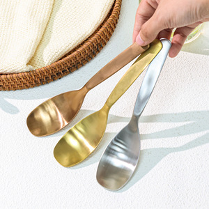 ช้อนตักข้าวหัวเหลี่ยมจินฮุ่ย 18 10 สแตนเลส สำหรับก๋วยเตี๋ยวและข้าวเหนียว - Product Image 4