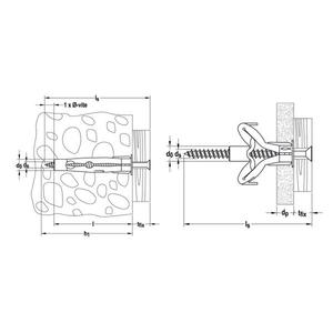 Fischer-502351ปลั๊กไนล่อนอเนกประสงค์พร้อมสกรู Fu V - EAN ที่ยึด8001132023518สมอทะเล - Product Image 4