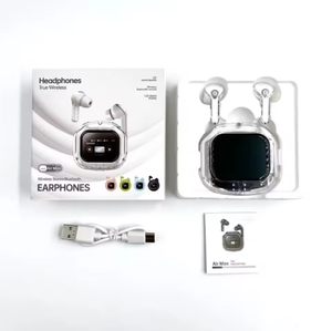 Беспроводные наушники Air TWS Q20 с сенсорным управлением и ЖК-экраном - Product Image 5