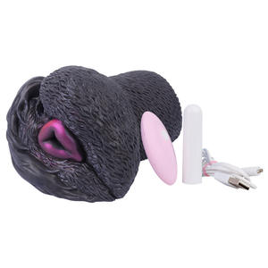 Mainan seks saku cangkir Masturbasi yang terinspirasi hewan silikon cair baru cangkir getaran mainan seks pria seksi untuk pria - Product Image 1