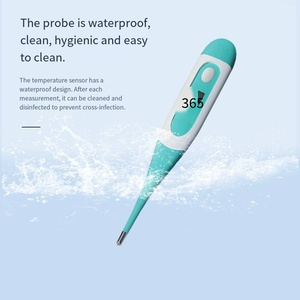 Suprimentos Médicos Clínica Não <span class=keywords><strong>Mercury</strong></span> Livre Do Bebê Oral Boca Rectal Axila Digital Termometro Termômetros - Product Image 5