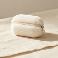 Nouvelle Housse de Protection en Peluche Style Coréen Motif Léopard Doux pour Écouteurs AirPods Pro 2, AirPods 4, AirPods 2, AirPods 1 et Étui AirPods 3
