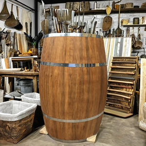 Großes Holzfass für Dekorative Zwecke Elegante Fässer Eimer Fass Kollektion - Product Image 2