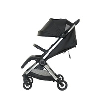 Poussette bébé portable basse quantité minimale de commande légère avec dossier réglable Buggy compact pliable à une main pour les nouveau-nés de 0 à 3 ans