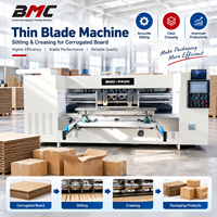 Machine à lame fine haute vitesse pour le découpage et le rainurage du carton ondulé, machine à découper et à rainurer le carton pour atelier de boîtes