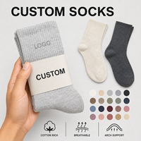 Chaussettes de sport durables et extensibles personnalisées pour jeunes, plusieurs tailles, idéales pour le basketball, le tennis, le jogging, la marche et l'entraînement en extérieur