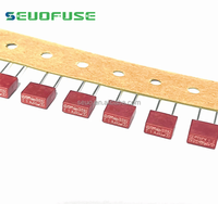 Micro-fusible carré rouge 392 T0.5A-T10A 250V 8x4mm pour carte d'alimentation de téléviseur LCD, fusibles à action lente couramment utilisés