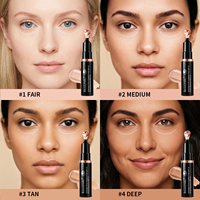 Stick correcteur pour les yeux SPF 41, pour les cernes et les ridules, végan, couvrance totale, correcteur liquide imperméable, emballage