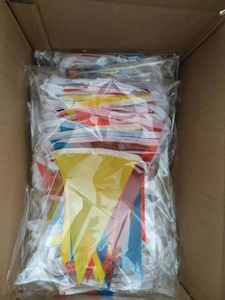 Cổ phiếu giá rẻ Giá Màu Polyester PVC Đảng chuỗi Bunting lễ hội quốc gia cờ cho trang trí ngoài trời - Product Image 5