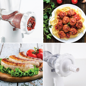 Hachoir à viande manuel, poussoir à saucisses, base à ventouse facile à nettoyer, outil de broyage alimentaire pour la cuisine à usage domestique - Product Image 6