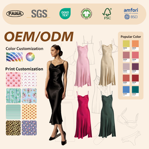 فستان ماكسي من حرير التوت 100% لحفلات الزفاف، فستان حرير بحمالات رفيعة، فستان حرير ميدي، بيجامة حريرية من حرير التوت، فستان حرير طويل - Product Image 1