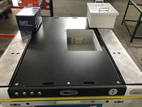 Chemin de palette en plastique, pour navette radio, type de chariot de élévateur, avec chariot
