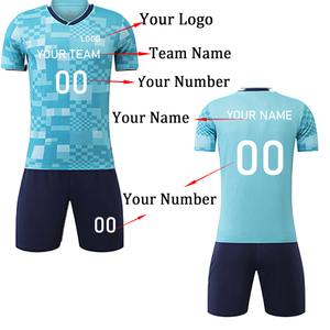 Venta al por mayor profesional caliente uniforme de fútbol de fábrica de secado rápido hombres camiseta de fútbol - Product Image 1