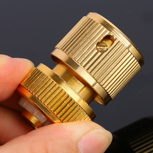 Conector de Manguera de Conexión Rápida de 12 mm de Aleación de Aluminio Recubierto de Cobre para Conexión de Tubería de Agua del Grifo - Product Image 1