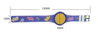 2026 Gelang Silikon Terbaru Digital Berputar Warna-warni Menyala Sentuh LED Jam Tangan Reloj