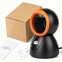 Escáner de Código de Barras 2D Manos Libres EDOO D45, Lector de Códigos QR Omnidireccional de Escritorio para Pagos Móviles, Sistema de Terminal POS para Minoristas