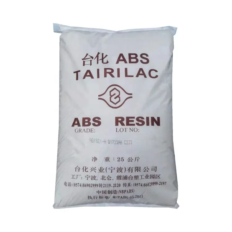 Preço da matéria-prima plástica abs por kg ABS granulado pellet virgem Natural ABS AG15E1 para Celulares e Calculadoras