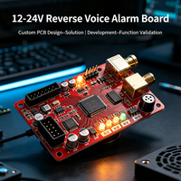 Placa de Circuito PCBA Personalizada de 12V 24V con Aviso de Voz Automático para Reversa de Vehículos, OEM/ODM, Ensamblaje de PCB para Alarma de Reversa de Automóvil