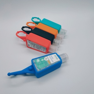다채로운 실리콘 홀더와 병 다양한 색상의 30ML 참신 손 소독제 젤 스톡 - Product Image 3