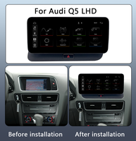 Système intelligent d'autoradio avec écran tactile, navigation GPS, CarPlay sans fil et Android Auto pour Audi Q5 8R 2009-2016, lecteur vidéo de voiture, système stéréo, Linux 12.3