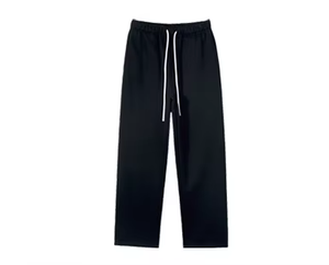 <span class=keywords><strong>Pantaloni</strong></span> elasticizzati larghi Casual da uomo in <span class=keywords><strong>cotone</strong></span> di alta qualità e spessi 350g <span class=keywords><strong>con</strong></span> cintura in bianco <span class=keywords><strong>con</strong></span> apertura a fondo ampio e rilassato - Product Image 2