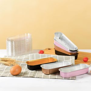 Rectangular <b>Takeaway</b> Thicker Pan Food Tray Kitchen Cake Baking Cup Disposable Aluminum Foil <b>Container</b> - Product Image 4