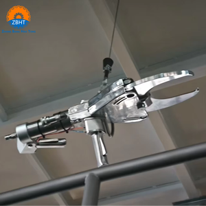 Cisaille hydraulique halal pour sabots de bovins en acier inoxydable 304, machine de coupe pour ferme laitière, équipement de ligne d'abattage pour abattoir de vaches - Product Image 5