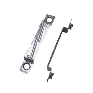 Aluminum Double <b>Hook</b> Hanger 7-Shaped Serrated Rectangle Wall Mounted <b>For</b> <b>Picture</b> <b>Frames</b> Behind Doors - Product Image 4