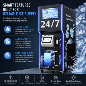 Ouruoxi Reverse Osmosis Water <b>Ice</b> Vending Machine,Fully Automatic Bagged <b>Ice</b> <b>Maker</b>, <b>Ice</b> Vending Machine with Auto Bagging - Product Image 4