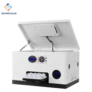 Refinecolor Smart Golf Balls Printer Small UV LED Printing Machine For Customizing Text Photo Logo UV Flatbed Printer