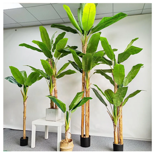 Grandes plantes et arbres artificiels, bonsaï, pot de plante en plastique, aménagement paysager, verdure moderne, palmier d'intérieur, grande plante d'intérieur - Product Image 6